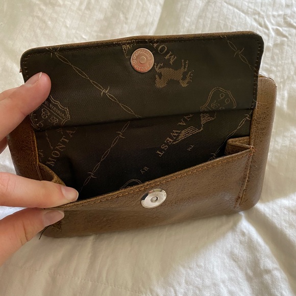 Brown country wallet - Picture 3 of 5